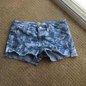Tropical Print Shorts
